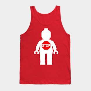 Minifig with Stop Sign Tank Top